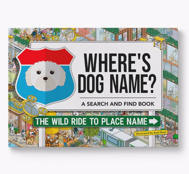 Personalised Mal-Shi Book: Where's Dog Name? Volume 3